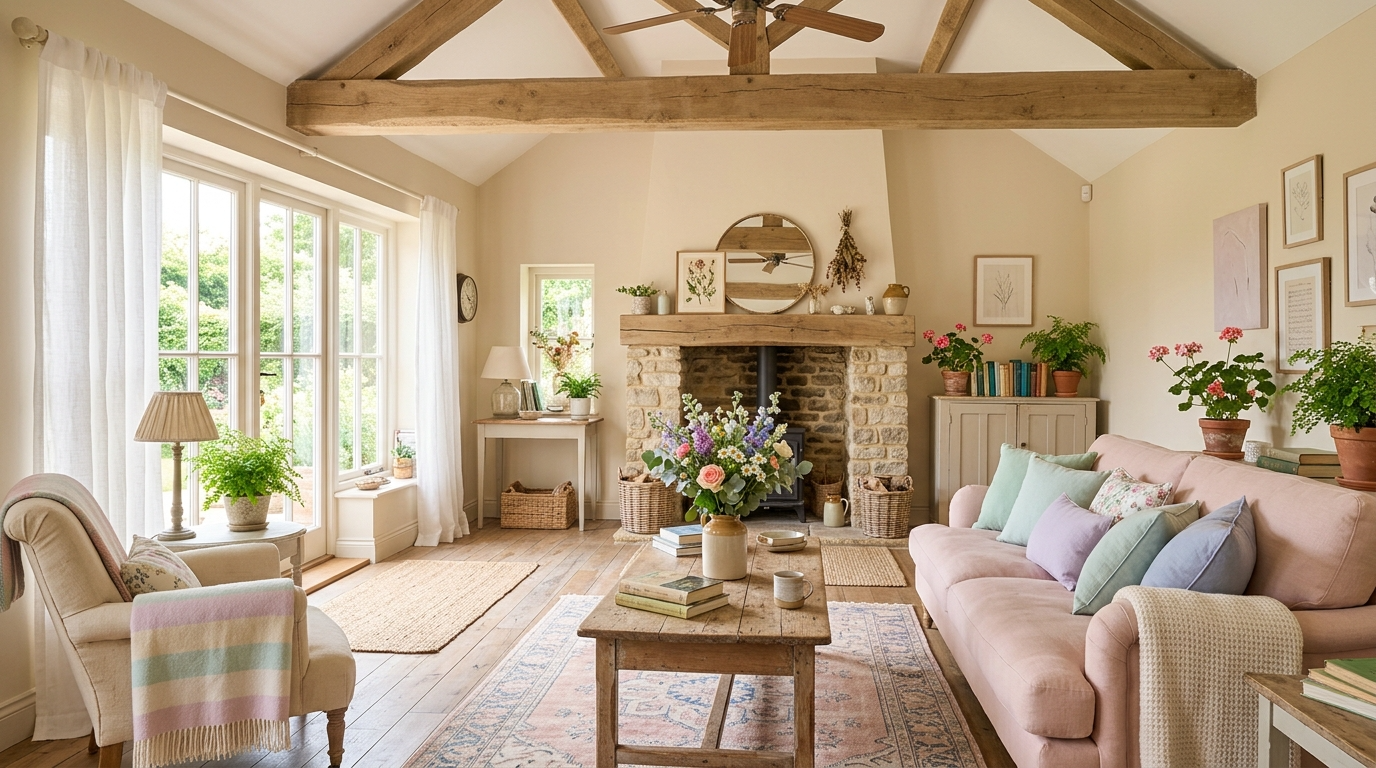 13) Use soft pastels as accents (not the whole room)